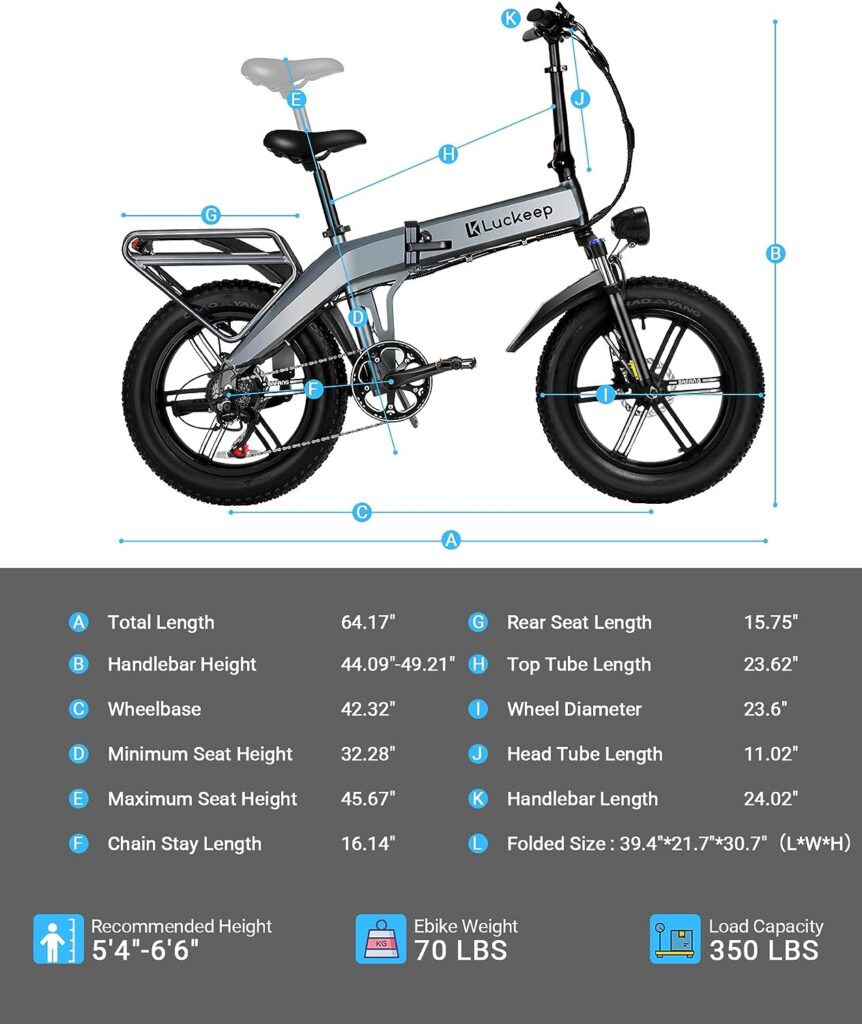 Folding Electric Bike for Adults, 750W BAFANG Motor,30MPH 60Miles Range, 48V 15Ah Battery, 20 Fat Tire Foldable Ebike with APP Control, Anti-Theft Alarm, Hydraulic Disc Brake Ebikes for Adults