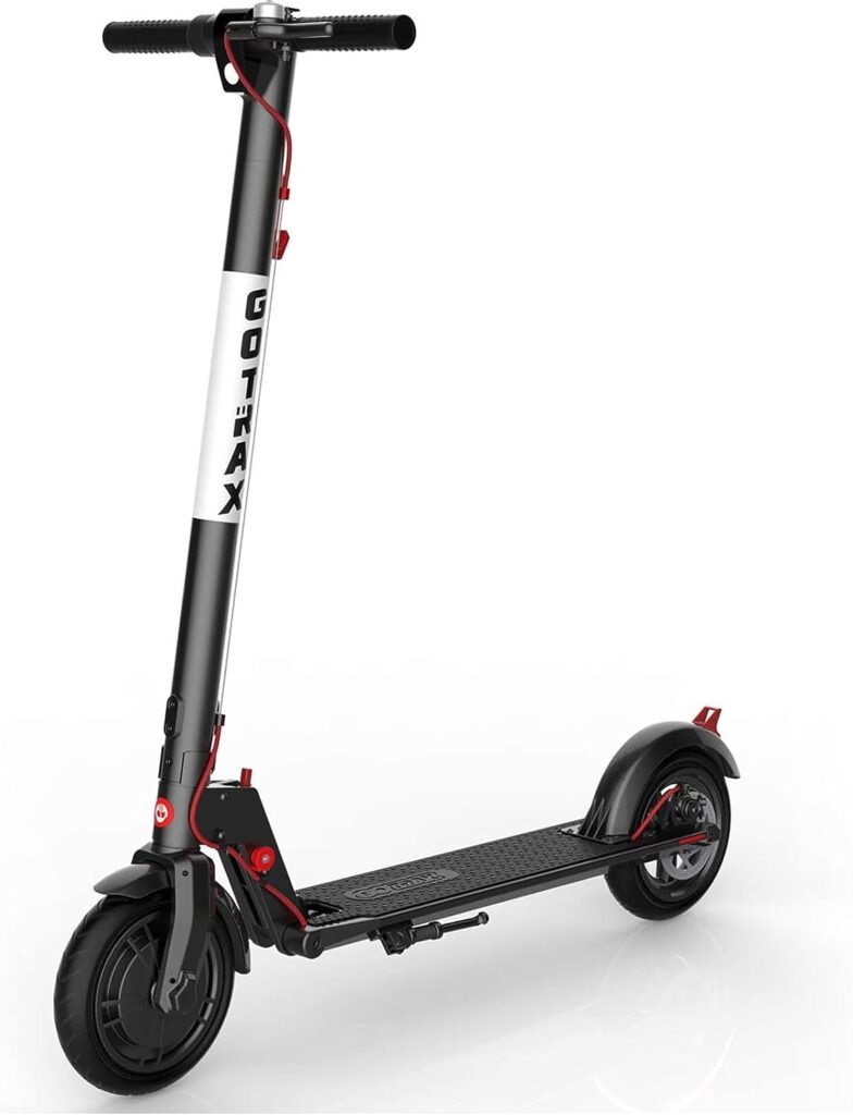 Gotrax Electric Scooter for Adult,GXL V2 Sport Scooter 8.5 Pneumatic Tire Max 12 Mile Top Speed 15.5Mph, EABS and Rear Disk Brake with Cruise Control, Foldable Adults Electric Scooter