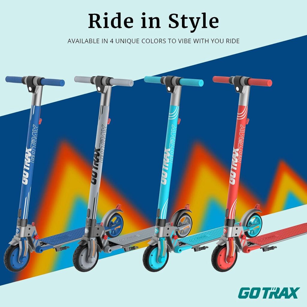 Gotrax Vibe Electric Kick Scooter, 6.5 Foldable Commuting Scooter for Kids 9-15, 12 MPH  7 Miles Range E Kick Scooters for Kids, Teens, Boys and Girls