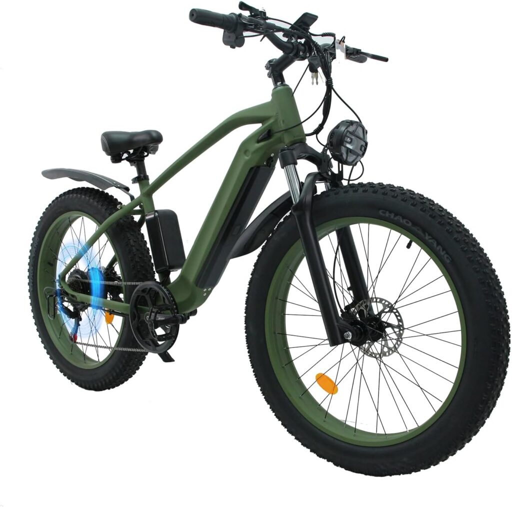 Dakeya V-07 Electric Bike for Adults,Ebike,1000W Brushless Motor, 7-Speed Gear Speed,31MPH Electric Mountain Bike,with 48V 16AH Removable Battery,26 x 4.0 Fat Tire Electric Bike…