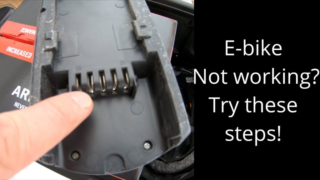 How to troubleshoot an electric bike battery not holding a charge