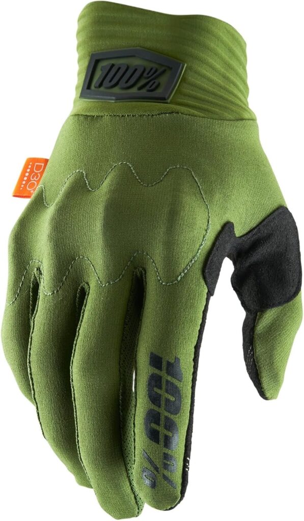 100% Cognito D30 Protection Enhanced Motocross Gloves - MX, Dirt Bike  Powersport Riding Gear with Extra Knuckle Gaurds