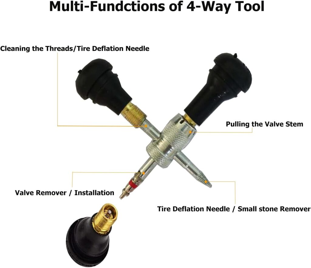 Dr.Roc 3 x 19.5 inch Staight and Curved Tire Irons Tire Levers TR413 Valve Stem Set Tire Tool Motorcycle Dirt Bike Lawn Mower ATV Tire Changing Tool for Tire Charger Machine