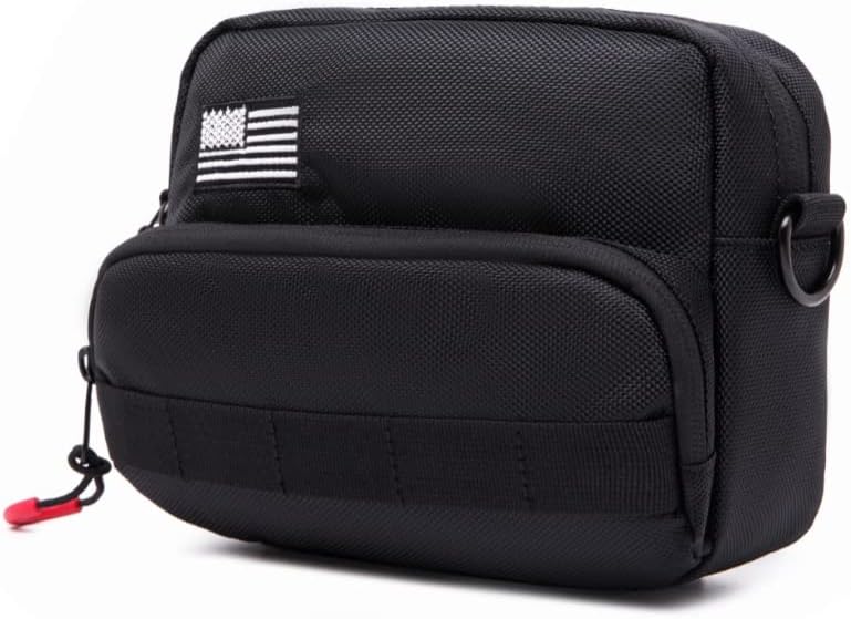 Motorcycle Handlebar Bag,Harley Handlebar Bag American Flag Tool Bag,Universal Fork Bag,Black Sissy Bar Bag,Bicycle Handlebar Bag,Front Storage Accessory Bag for Cruiser Softail Dyna Sportsters